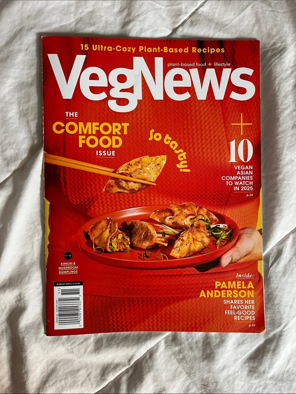 Veg News 2025 Editions vegan magazine set of 4